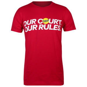 NBO Toronto Our Court Our Rules Tee - Fine Red
