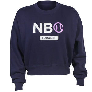 NBO Toronto Women's Premium Crew Sweater - Navy