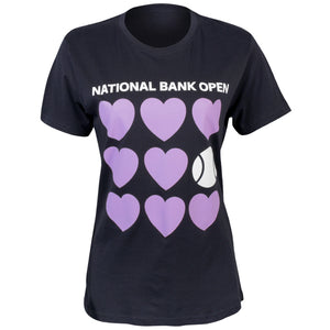 NBO Toronto Women's Hearts Tee - Navy