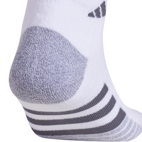 adidas Men's Cushioned LowCut 3 Pack Socks White/Grey Merchant of