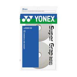 Yonex Super Grap Wet Overgrips - 30 Pack - White
