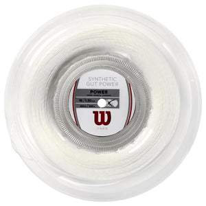 Wilson Synthetic Gut Power - 130 White - String Reel