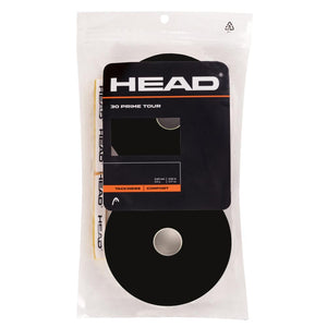 Head Prime Tour Overgrip - 30 Pack - Black