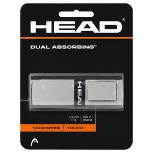 Head Dual Absorbing Replacement Grip - Grey