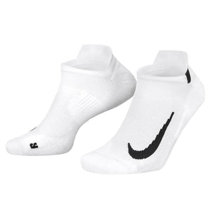 Nike Multiplier No-Show 2 Pack Socks - White/Black
