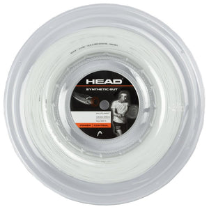 Head Synthetic Gut - White - String Reel