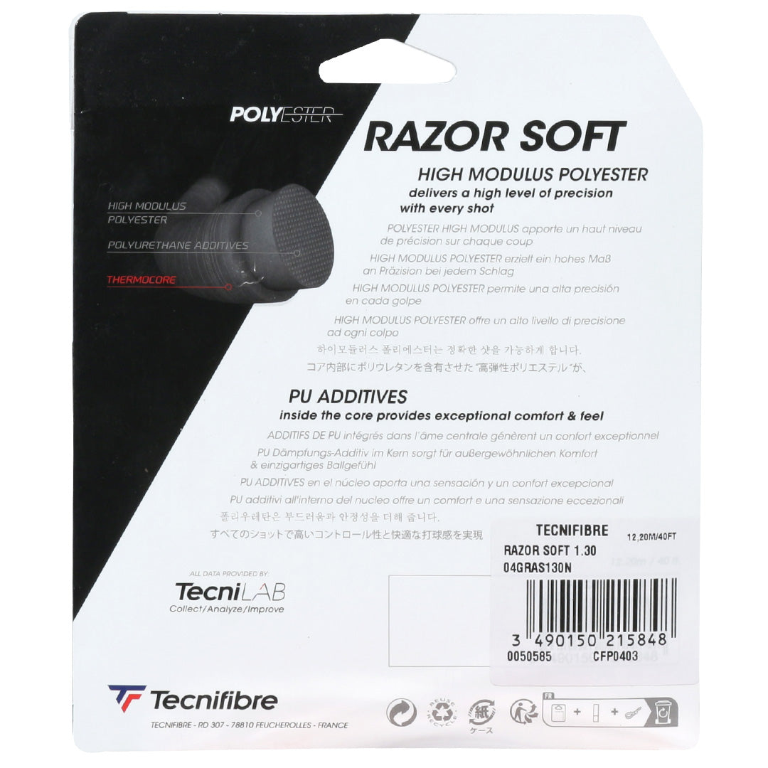 Tecnifibre Razor Soft - Carbon - String Set