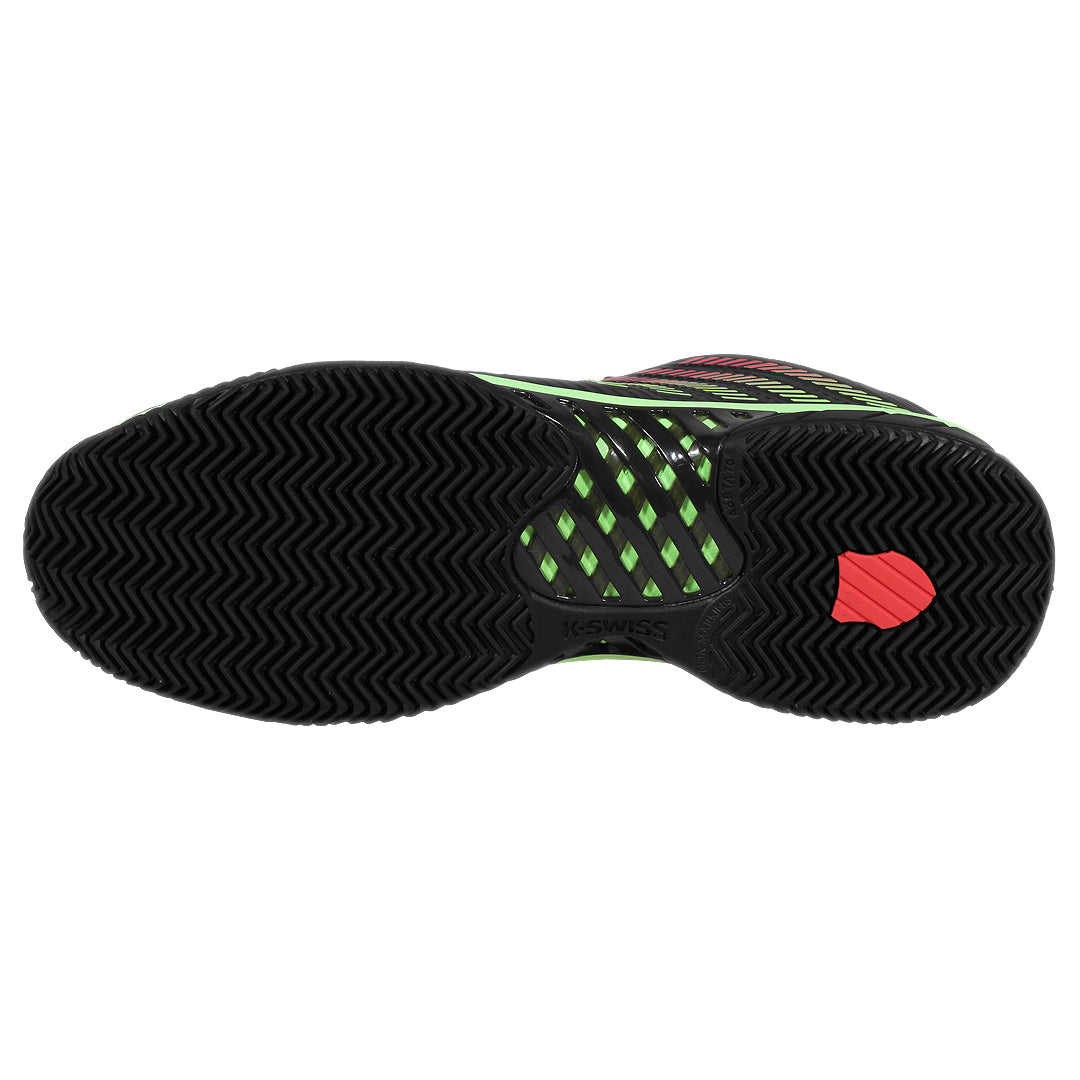 K-Swiss Men's Hypercourt Express 2 - Clay - Black/Soft Neon Green