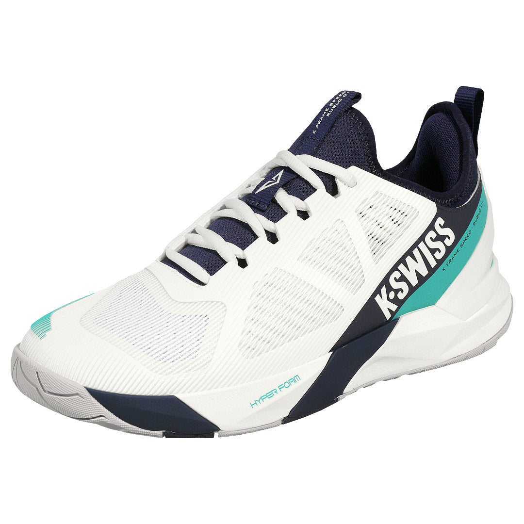 K-Swiss Men's K-Frame Speed Rublo - Blanc de Blanc/Carbon