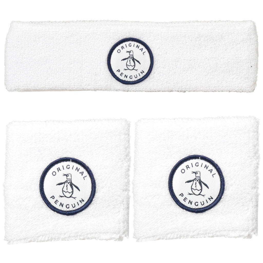 Penguin Headband And Wristband Set - Bright White