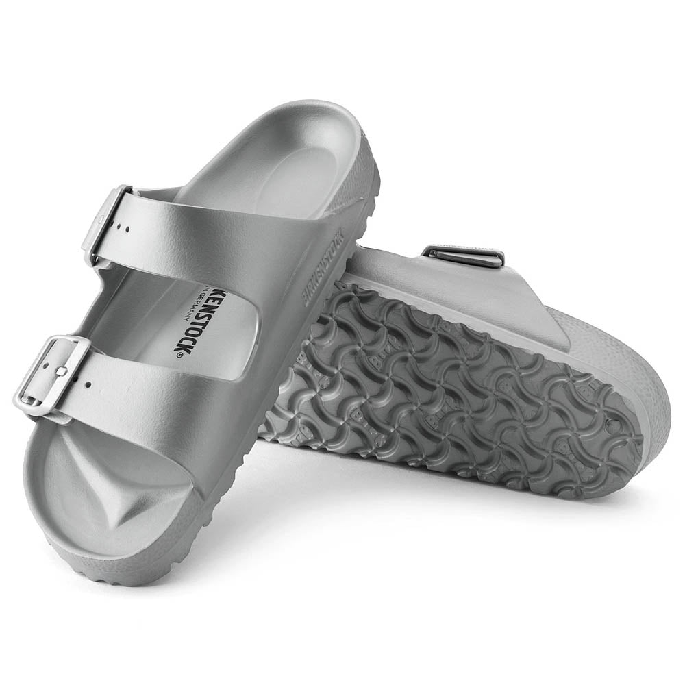 Birkenstock Unisex Arizona EVA - Narrow - Metallic Silver