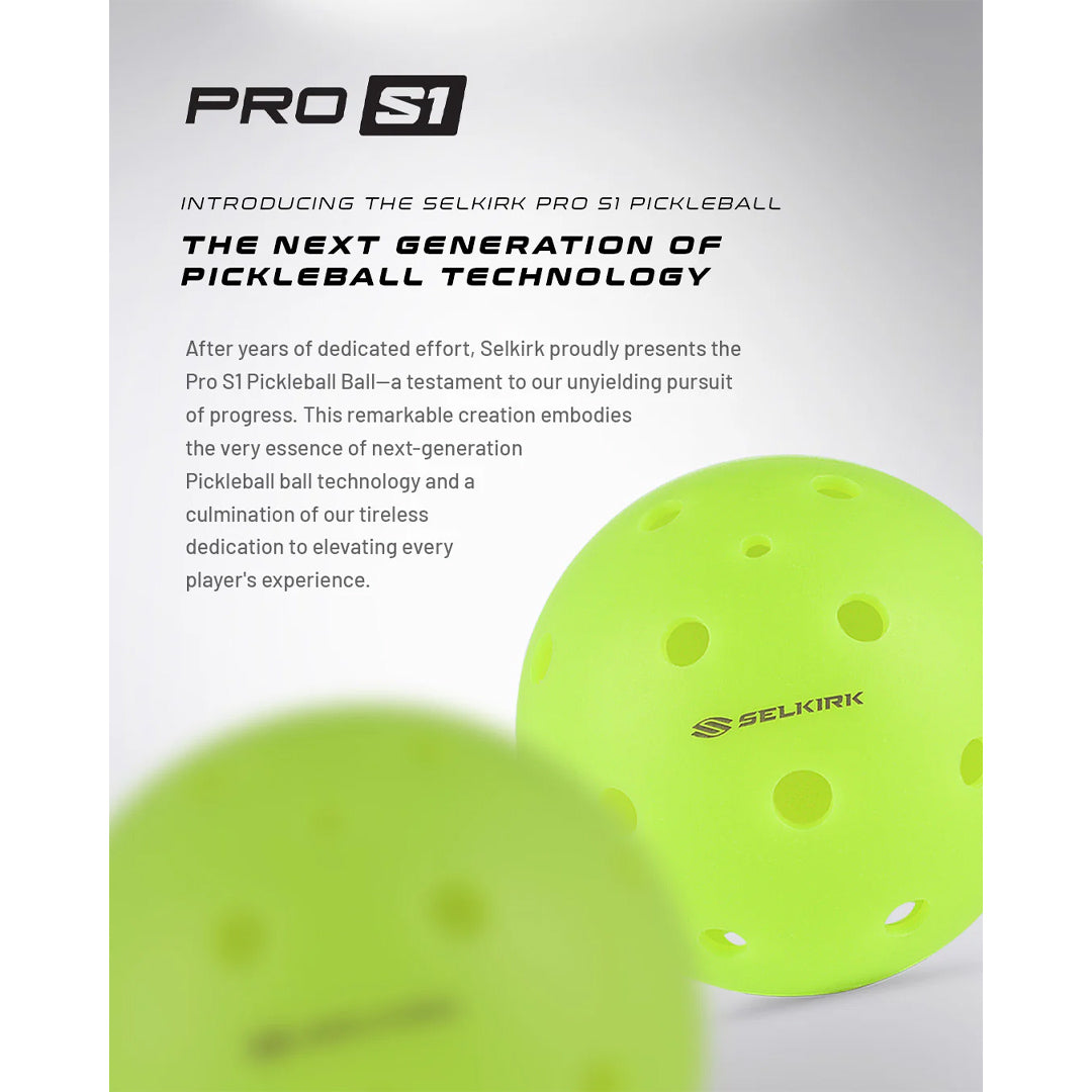 Selkirk Pro S1 Outdoor Pickleball 4 Pack