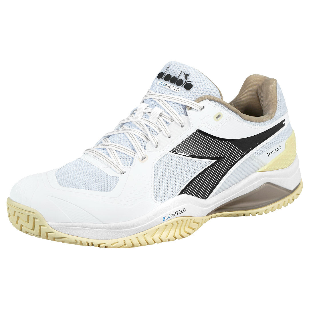 Diadora Men's Blushield Torneo 3 - White/Rutabaga