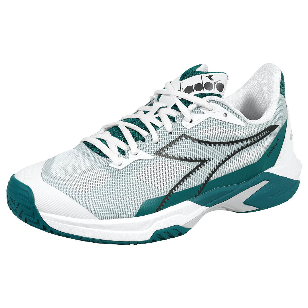 Diadora Men's Trofeo 4 - White/Shaded Spruce