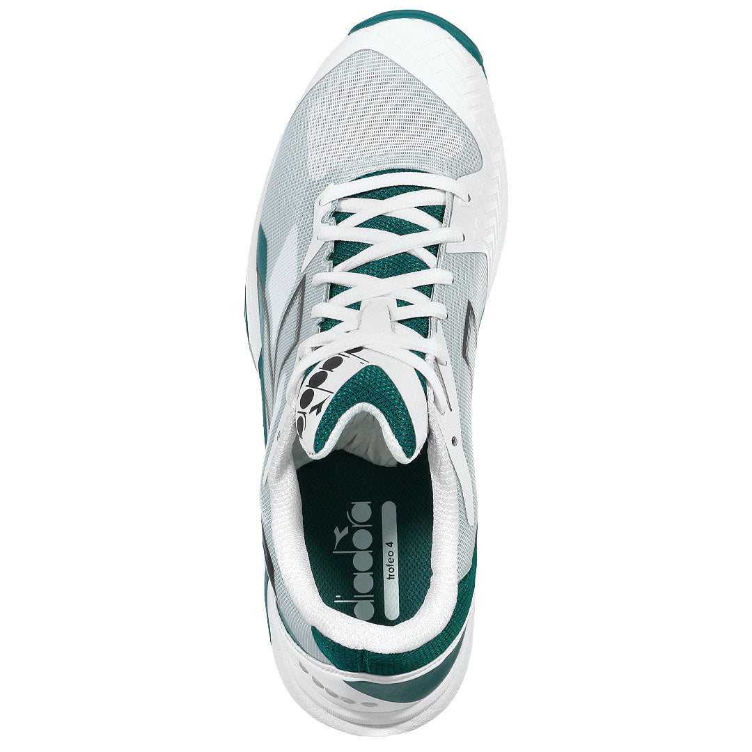 Diadora Men's Trofeo 4 - White/Shaded Spruce