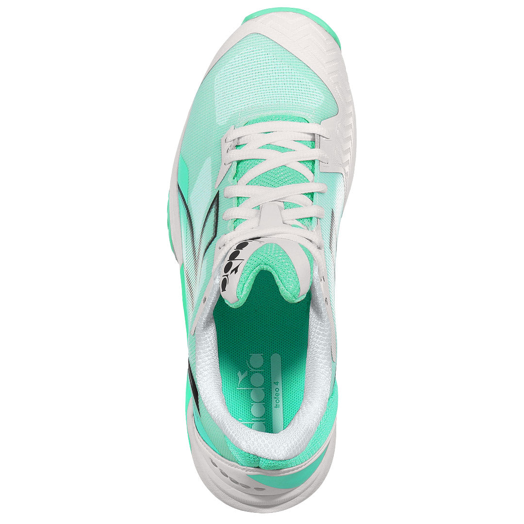 Diadora Women's Trofeo 4 - White/Cabbage