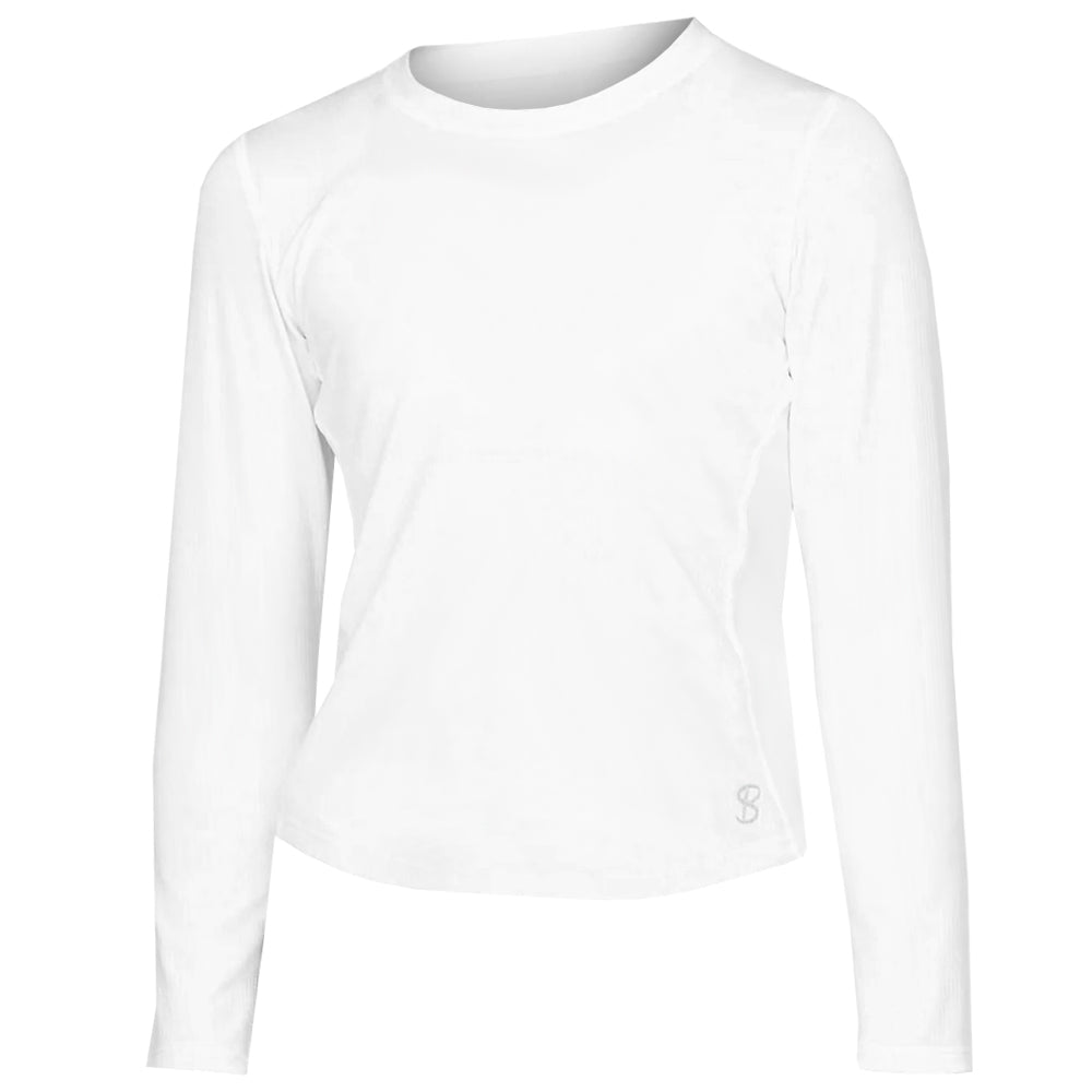 Sofibella Girls UV Colors New Long Sleeve - White