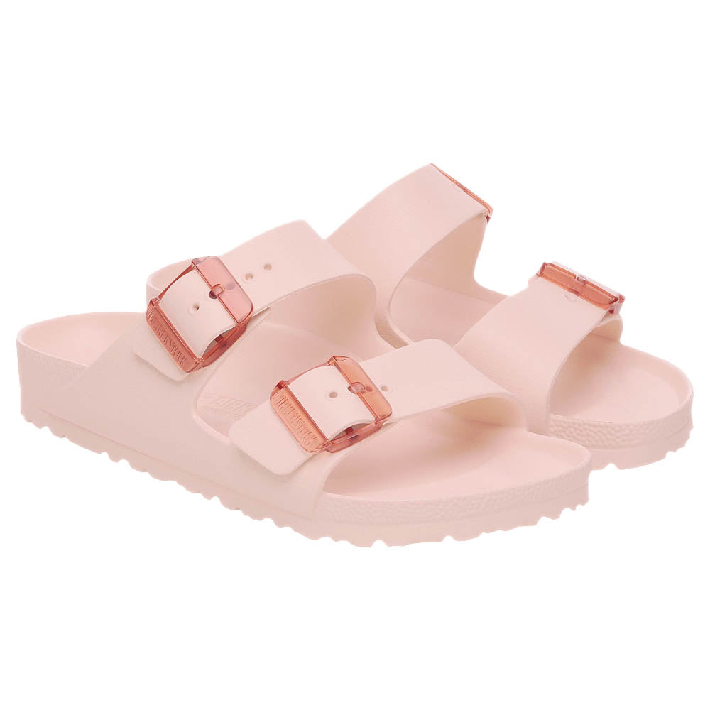 Birkenstock Unisex Arizona Stealth Buckle EVA - Narrow - Light Rose