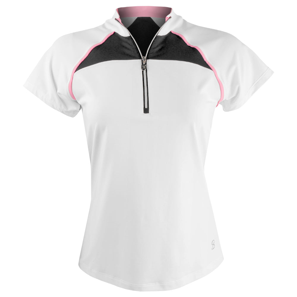 Sofibella Women's Flora Lux Short Sleeve - White