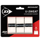 Dunlop U-Sweat Overgrip - 3 Pack - White