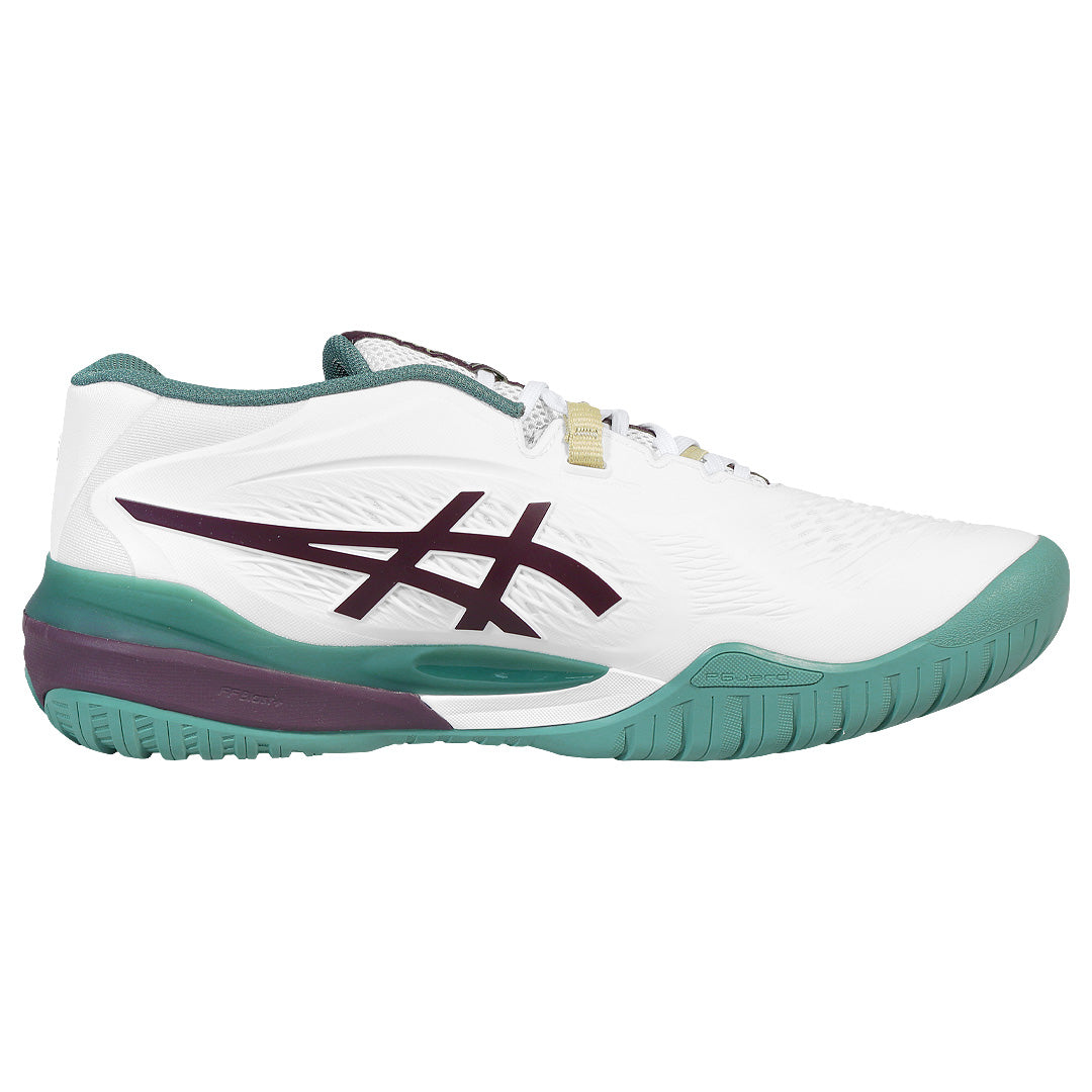Asics Men's Gel-Resolution X - White/Dark Aubergine