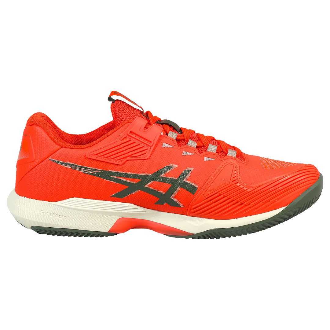 Asics Men's Solution Speed FF 4 - Clay - Cherry Tomato/Vintage Khaki