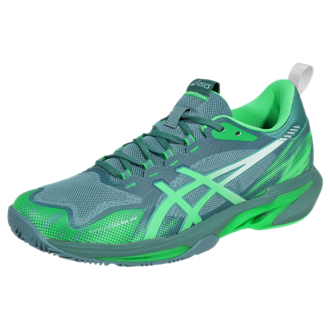 Asics Men's Sonicsmash FF - Padel - Saba Blue/Vital Green