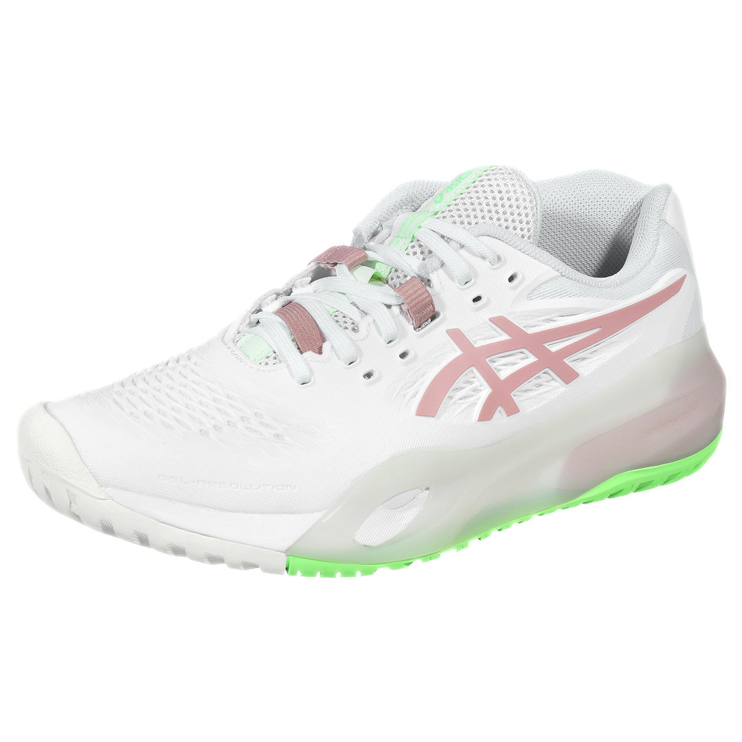 Asics Women's Gel-Resolution X - D Width - White/Morganite