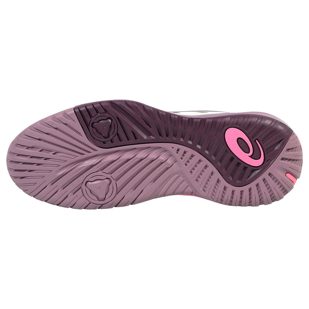 Asics Women's Gel-Resolution X - D Width - Soft Oat/Dark Aubergine