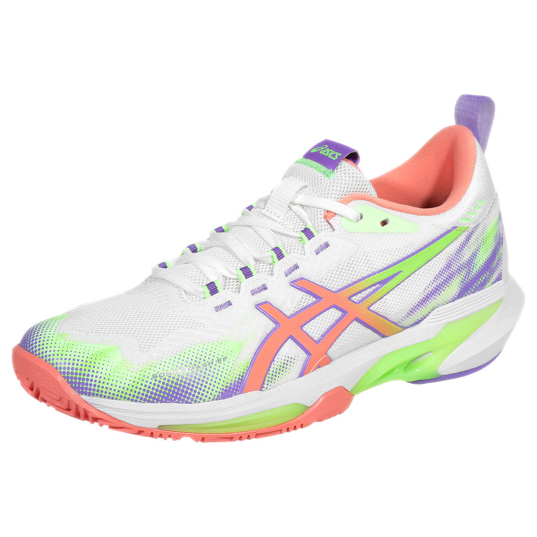 Asics Women's Sonicsmash FF - Padel - White/Guava