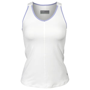 Lija Women's Causing A Racquet Ladder Tank - White/Iris