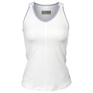 Lija Women's Causing A Racquet Ladder Tank - White/Iris