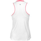 Lija Women's The One To Beat Gracey Tank - White/Raspberry
