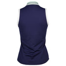 Sofibella Women's Green Spirit Tee Time Sleeveless Polo - Navy