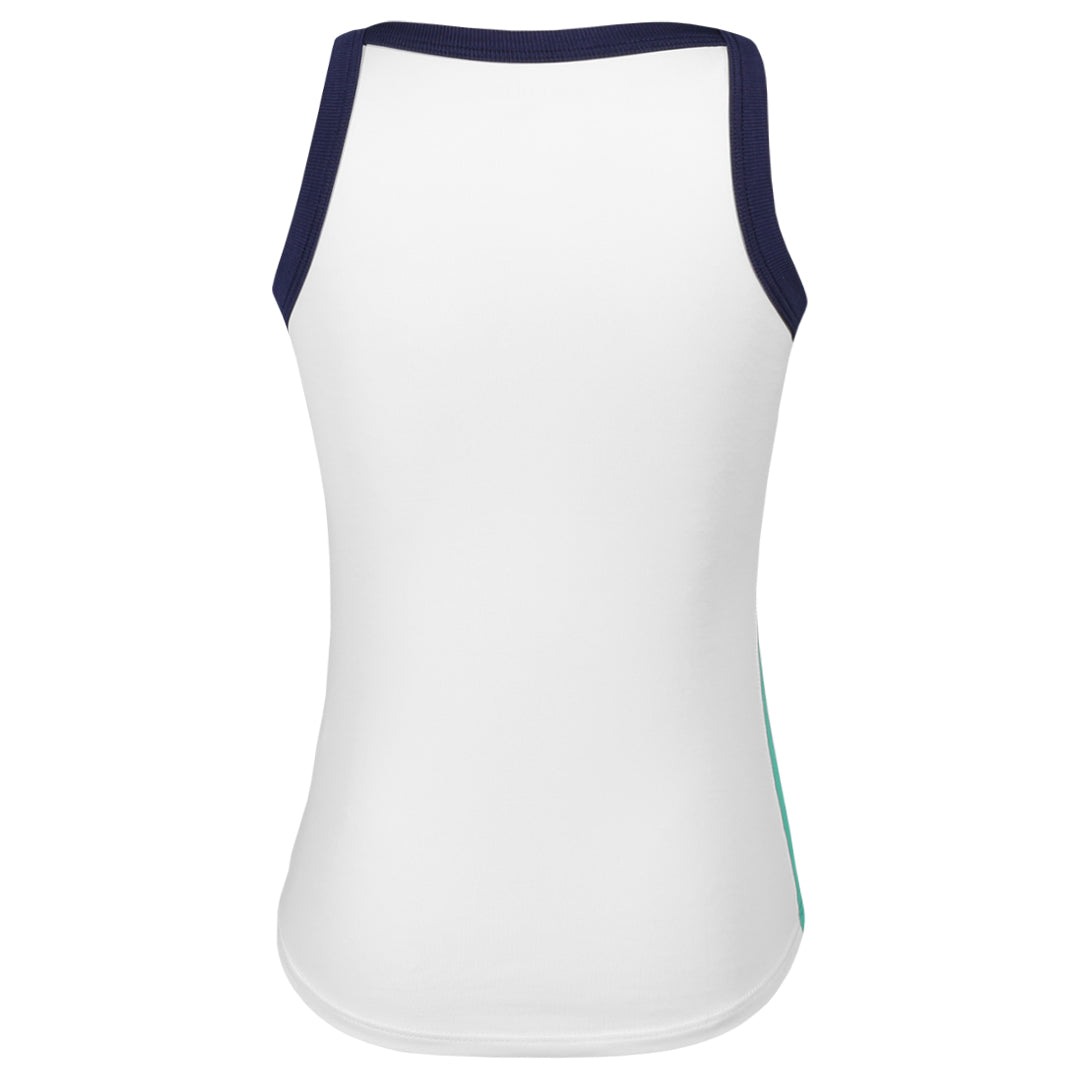 Sofibella Girls Green Spirit Courtside Tank - White