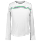 Sofibella Girls Green Spirit Long Sleeve Top - White