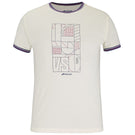 Babolat Men's 150 Years Cotton Tee - Cannoli Cream