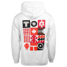 Merchant of Tennis TO Collage Hoodie - White