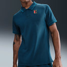Nike Men's Heritage Polo - Blue Force/Green Abyss