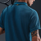 Nike Men's Heritage Polo - Blue Force/Green Abyss