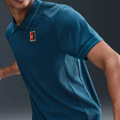 Nike Men's Heritage Polo - Blue Force/Green Abyss