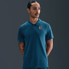 Nike Men's Heritage Polo - Blue Force/Green Abyss
