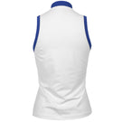 Sofibella Women's Perfect Storm Sleeveless Zipped Tank - White/True Blue