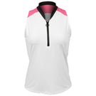 Sofibella Women's Amore Mio Zip Tank - White