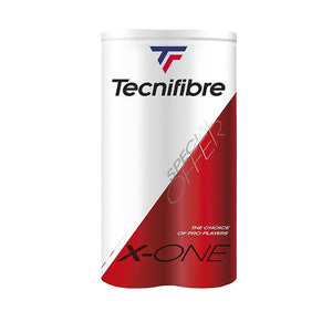 Tecnifibre X-One Ball - All Court - 4 Ball Tennis Ball Can 2-pack