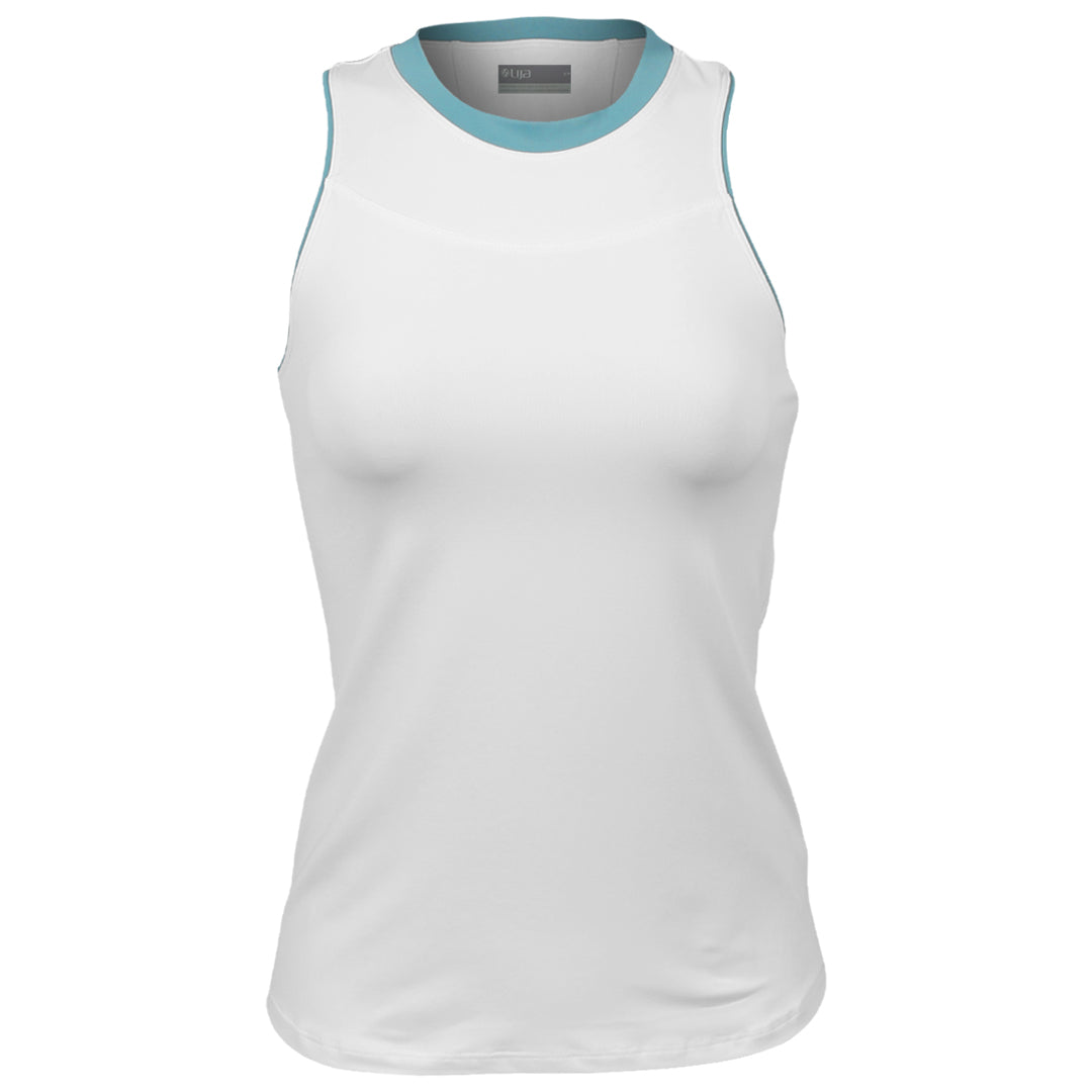 Lija Women's In Full Swing Gracey Tank - White