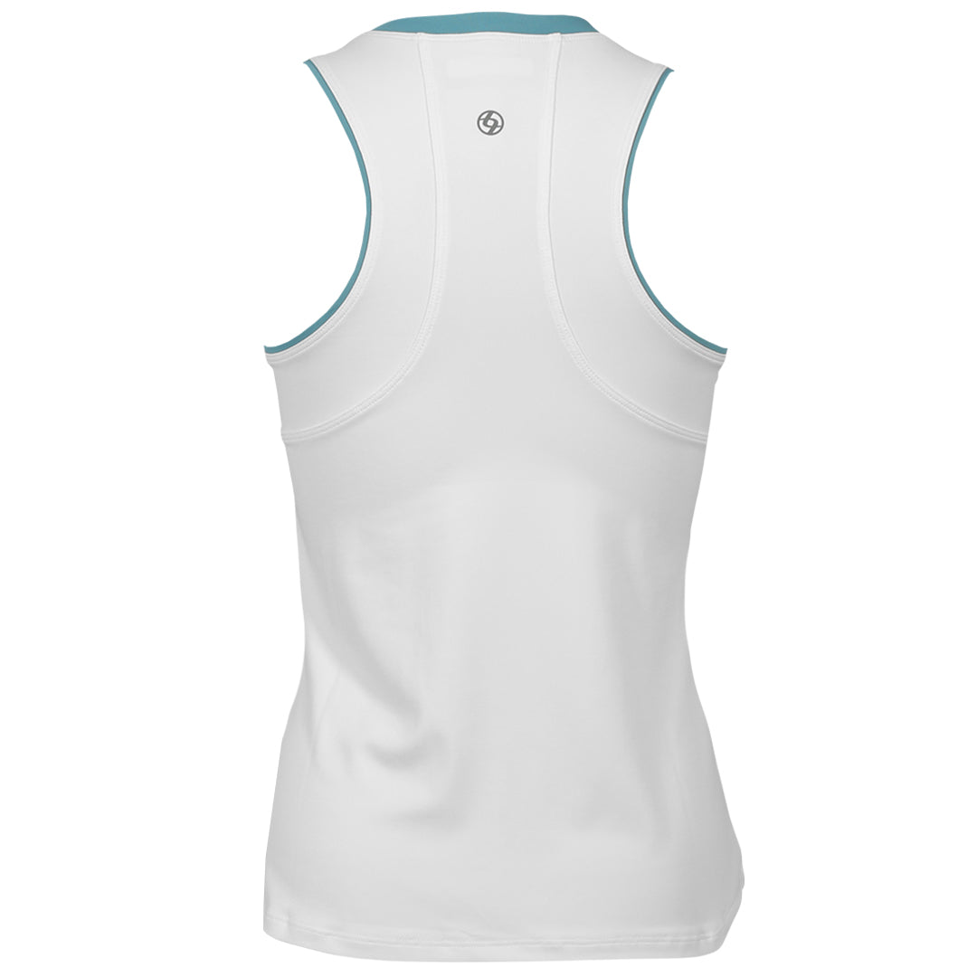 Lija Women's In Full Swing Gracey Tank - White