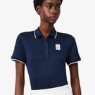 Lacoste Women's Ultra Dry Stretch Heritage Polo - Navy Blue