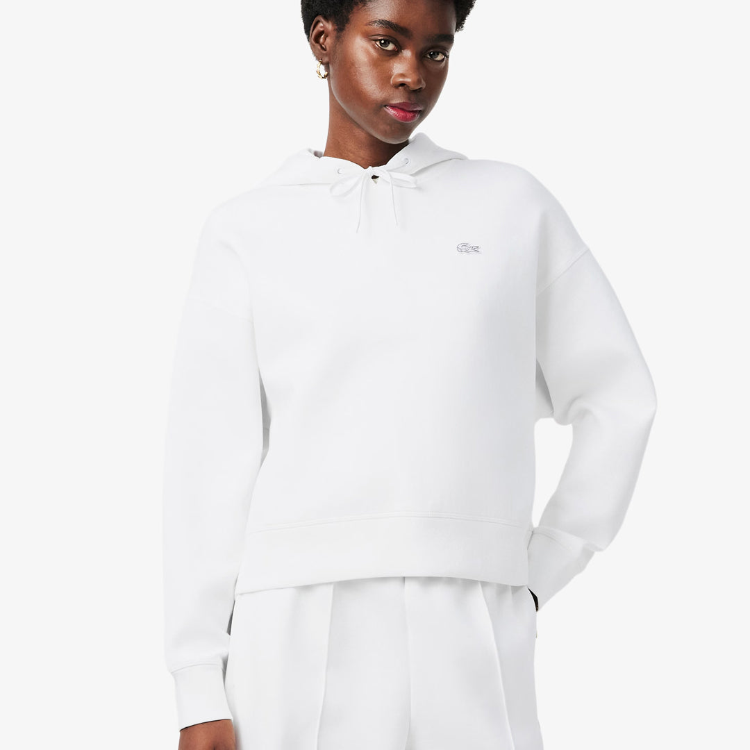 Lacoste Women's Oversized Hoodie - White
