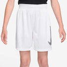 Nike Boys Swoosh Mesh Shorts - White